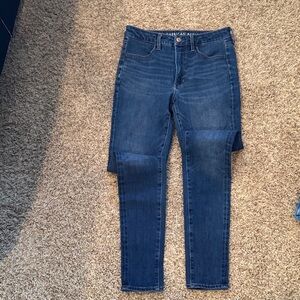 American Eagle Outfitters Dark Blue Skinny Jeans